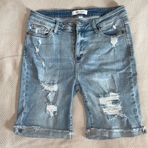 JUDY BLUE Bermuda jean shorts, size L
